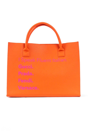 Vegan Tote - Fluent Italian