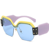 Yellow and Blue Sunglasses